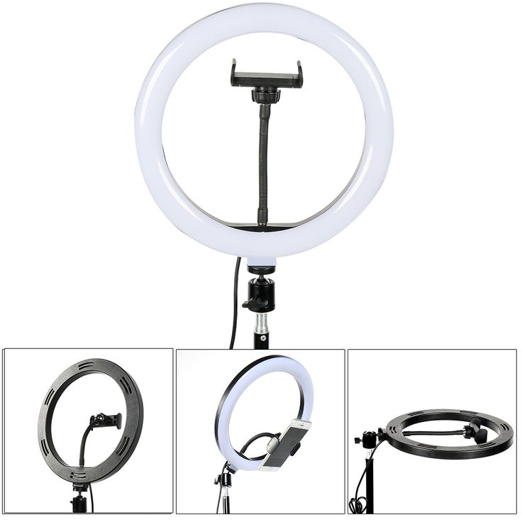 MJ18 46CM RGB Ring Light – LED Dimmable Ringlight with Tripod & Remote