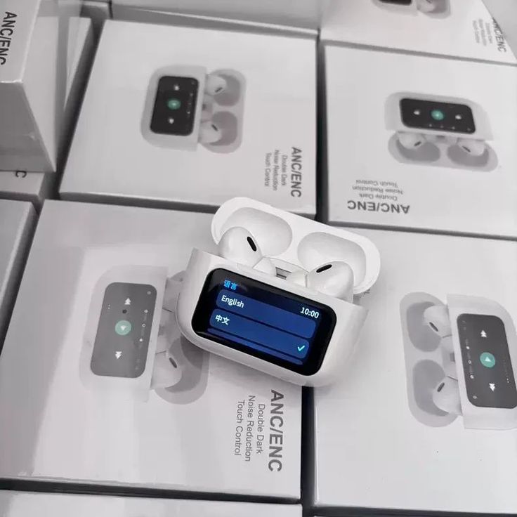 A9 Pro Wireless Earbuds with LCD Display & Active Noise Cancellation