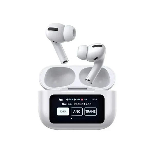 A9 Pro Wireless Earbuds with LCD Display & Active Noise Cancellation
