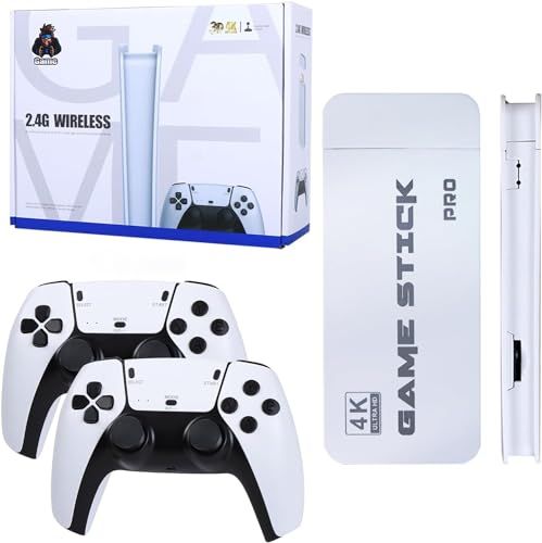 M15 4K Wireless Game Stick Video Game Console with Dual Controllers
