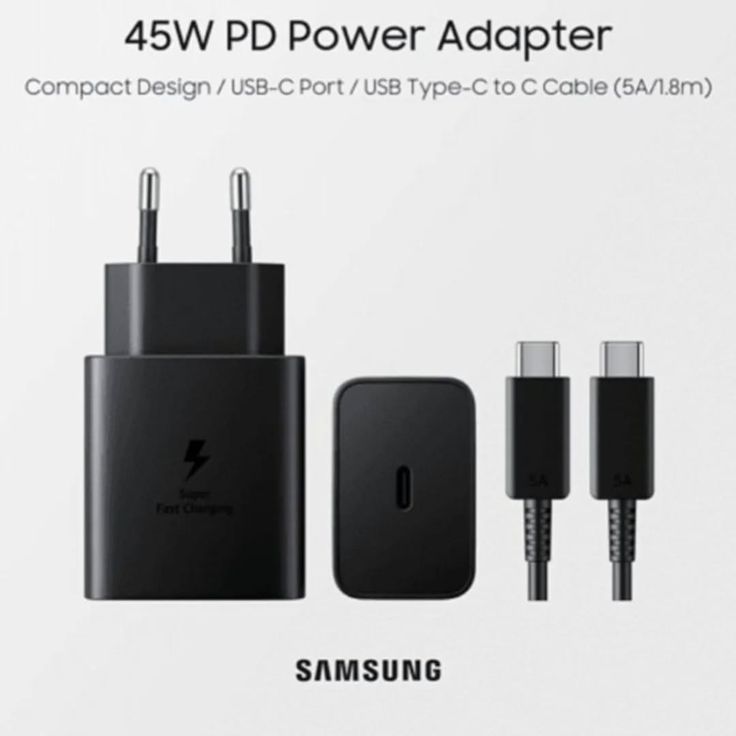 Samsung 45W Super Fast Charger USB-C Power Adapter