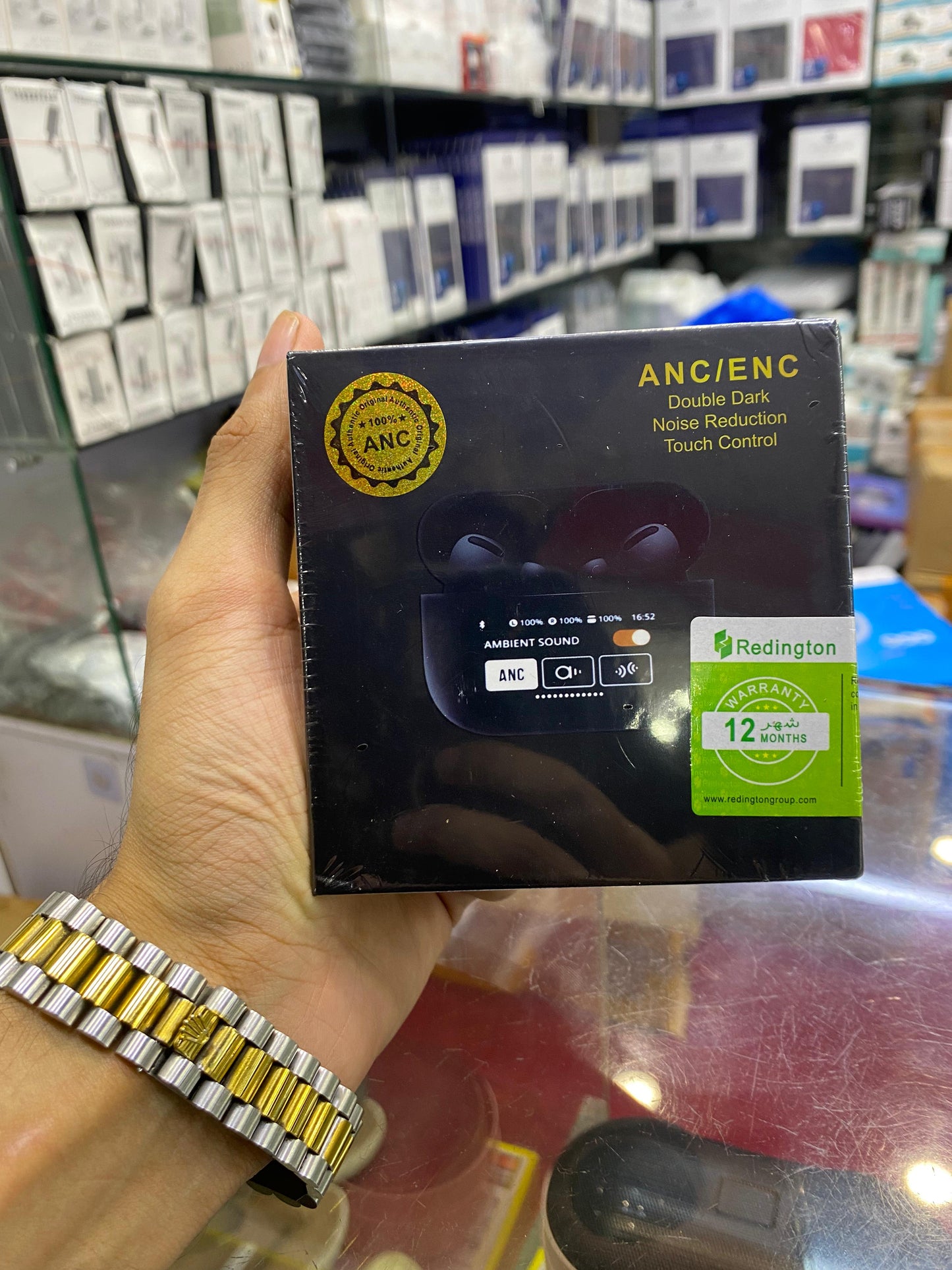 A9 Pro ANC Wireless Earbuds with Smart Display & Noise Cancellation