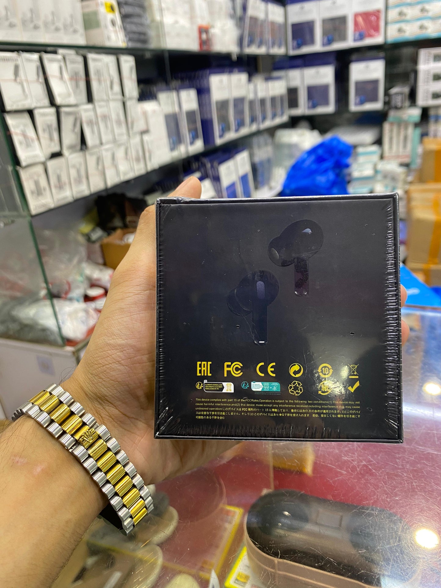 A9 Pro ANC Wireless Earbuds with Smart Display & Noise Cancellation