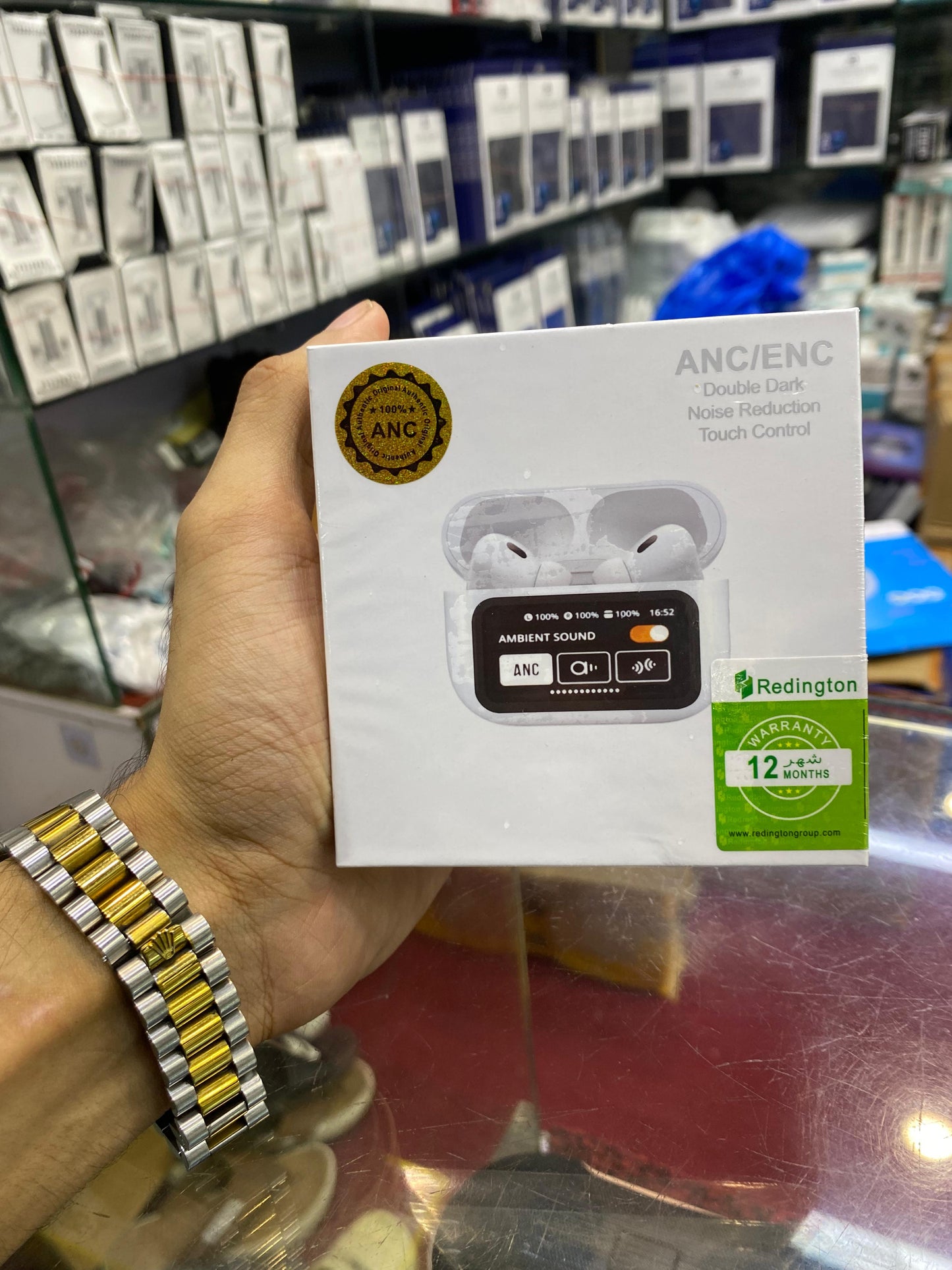 A9 Pro Wireless Earbuds with LCD Display & Active Noise Cancellation