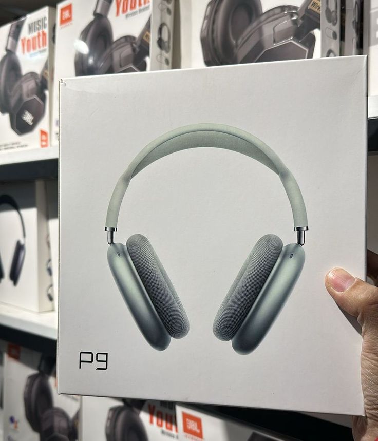 P9 Wireless Bluetooth Headphones with Mic – Noise Cancelling Over-Ear Stereo Headset