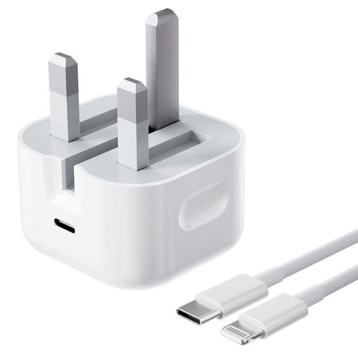 Apple 25W USB-C Power Adapter (UK 3-Pin Plug)